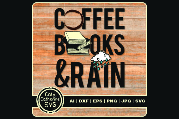Coffee Books Rain Quote Embroidery Design Review