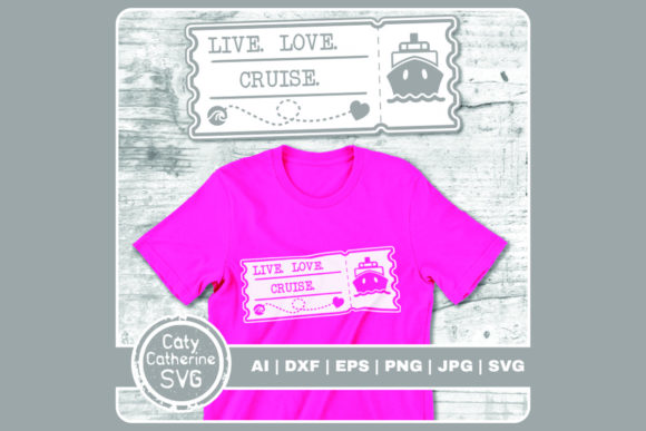 Live Love Cruise Boarding Pass Embroidery Design Review