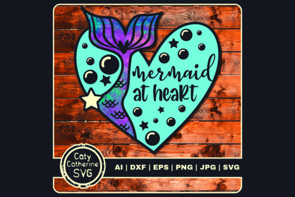 Mermaid at Heart Mermaid Love Heart Review for Real Projects