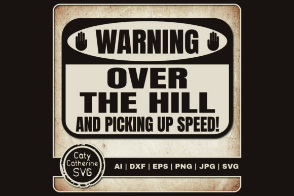 Warning Over The Hill Picking Up Speed