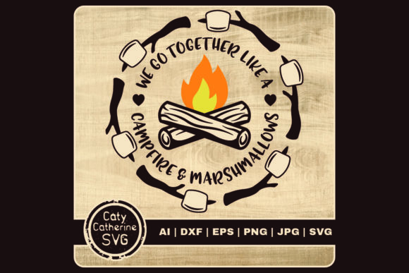We Go Together Campfire Marshmallows Embroidery Design Review